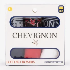 CHEVIGNON Lot de 3 boxers ayden Homme ROUGE Sale