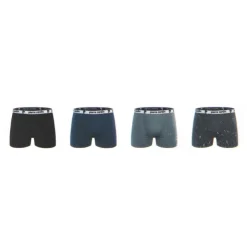 PIERRE CARDIN Lot de 4 boxers coton confort qualité supérieure Homme MULTICOLORE Clearance