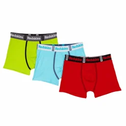 REDSKINS Lot de 3 boxers en coton Homme TURQUOISE Clearance