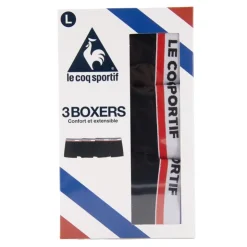 LE COQ SPORTIF Lot de 3 boxers s Homme NOIR Discount