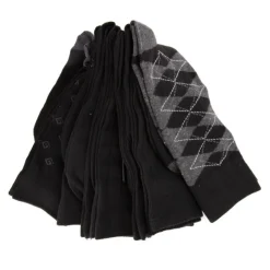 BURTON OF LONDON Lot de 7 chaussettes fantaisies kamalo Homme NOIR Online