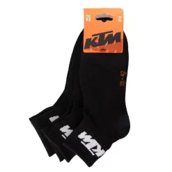 KTM Lot de 3 chaussettes Homme NOIR Outlet