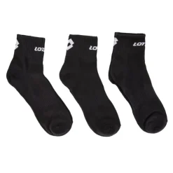 LOTTO Lot de 3 chaussettes Homme NOIR
