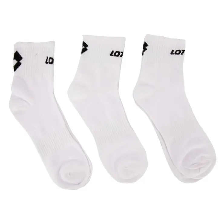 LOTTO Lot de 3 chaussettes Homme BLANC Outlet