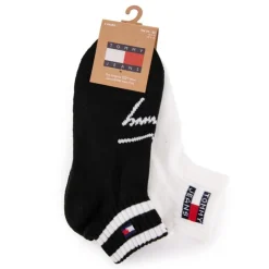 TOMMY HILFIGER Lot de 2 chaussettes Mixte NOIR Best