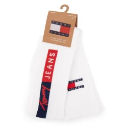 TOMMY HILFIGER Lot de 2 chaussettes Mixte BLANC Hot