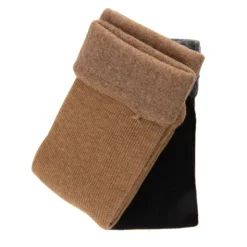 RODIER Lot de 2 chaussettes unies Femme MARRON Hot