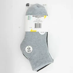 CXL BY CHRISTIAN LACROIX Lot de 3 paires de chaussettes courtes coton douces Enfant GRIS CLAIR Sale