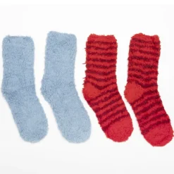 BILL TORNADE Lot de 2 paires de chaussettes angora 22434 Femme ROUGE Clearance