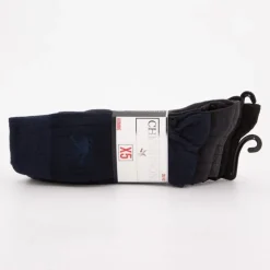 CHEVIGNON Lot de 5 paires de chaussettes chemsy multicolore BLEU FONCE Discount