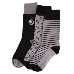 SERGE BLANCO Lot de 3 paires de chaussettes Homme GRIS Sale