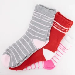 CXL BY CHRISTIAN LACROIX Lot de 3 paires de chaussettes ch01 girl t 15/35 Enfant GRIS Outlet