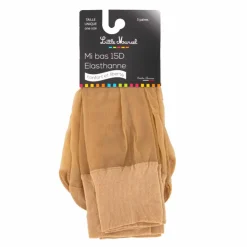 LITTLE MARCEL Lot de 3 paires de collants mi-bas 15d élasthanne Femme BEIGE Sale