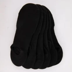 LULU CASTAGNETTE Lot de 6 paires de socquettes respirantes nadine Femme NOIR Clearance