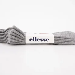 ELLESSE Lot de 3 paires de socquettes unies coton Femme GRIS CLAIR Outlet