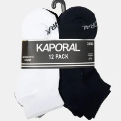 KAPORAL Lot de 12 paires de socquettes gerardo Homme BLEU FONCE