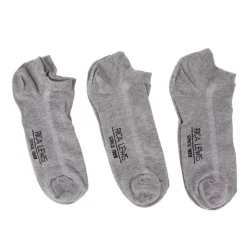 RICA LEWIS Lot de 3 socqettes Homme GRIS CLAIR Clearance