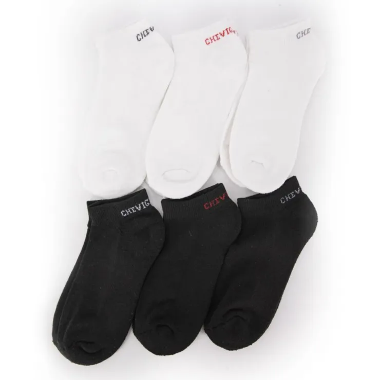 CHEVIGNON Lot de 6 socquettes en coton Taille 39-46 BLANC Hot