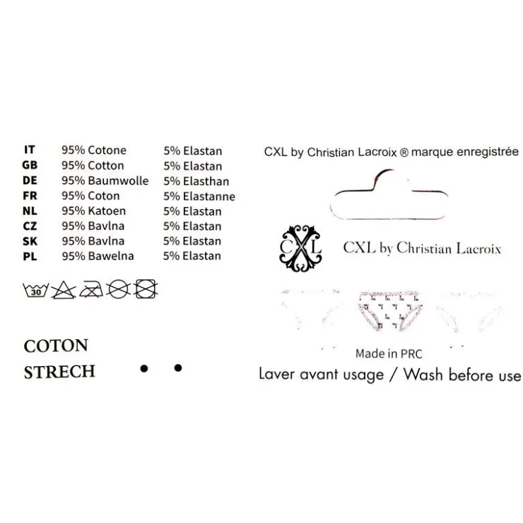 CXL BY CHRISTIAN LACROIX Lot de culottes x 3 coton chiné stretch Enfant MULTICOLORES Discount