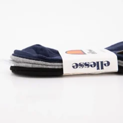 ELLESSE Lots de 3 couleurs de chaussettes avec logo tissé Femme BLEU FONCE Sale
