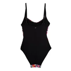 LAGUNE Maillot de bain 1 pièce graphique Femme MULTICOLORE New