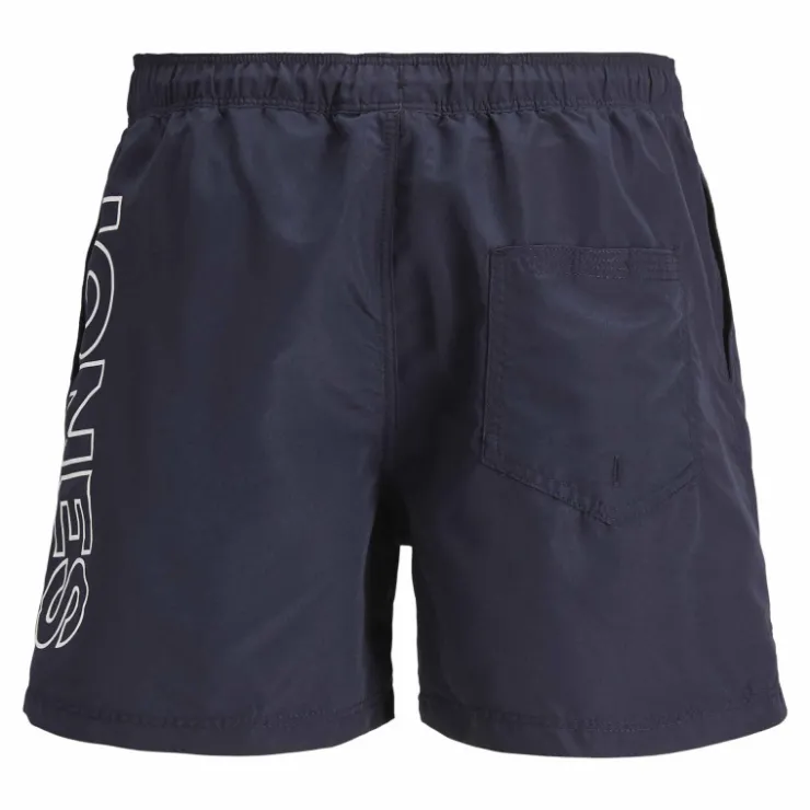 JACK & JONES Maillot de bain imprimé poches tendance Homme BLEU FONCE Discount
