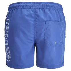 JACK & JONES Maillot de bain imprimé poches tendance Homme BLEU ROI Clearance
