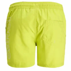 JACK & JONES Maillot de bain imprimé poches tendance Homme VERT Clearance