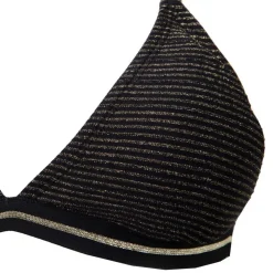 DEELUXE 74 Maillot de bain nausica avec fil doré Femme NOIR New