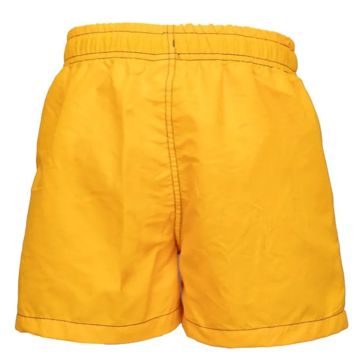 FREEGUN Maillot de bain qhort avec élastique surpiqures colorées Enfant JAUNE Outlet