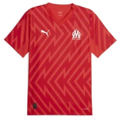 PUMA Maillot de sport gardien exterieur OM Homme ROUGE Discount