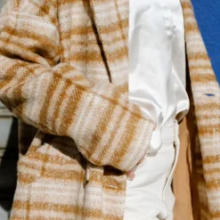 LA PETITE ETOILE Manteau erman Femme BEIGE Discount