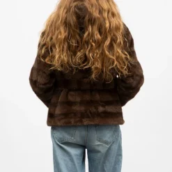 GOLD AND SILVER Manteau fourrure white h25bonbo Femme MARRON Sale