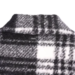 DEELUXE 74 Manteau sastya à carreaux et blanc Femme NOIR Online