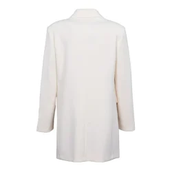 IMPERIAL Manteau structuré mi long col à revers Femme BLANC ECRU Discount