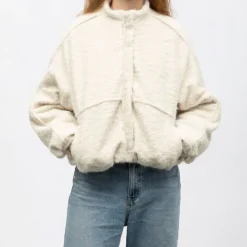 GOLD AND SILVER Manteau white h25boby j Femme BLANC ECRU Online