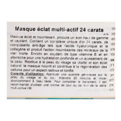 HEALTH & BEAUTY Masque lumineux en or 24k acide hyaluronique 50ml Best