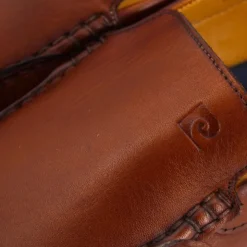 PIERRE CARDIN Mocassins cognac en cuir lisse semelle fine Homme MARRON Online