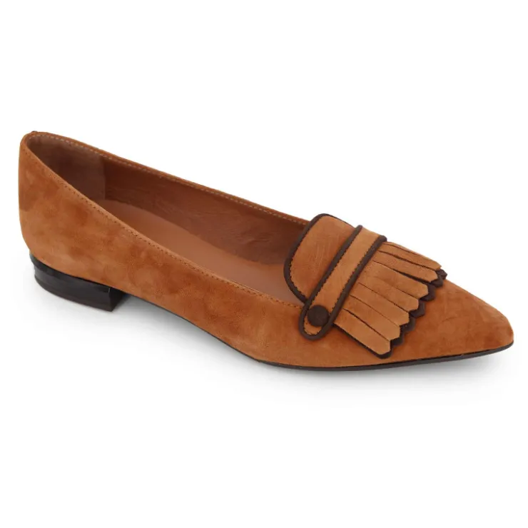 ZUCHINI Mocassins Cuir Femme MARRON Discount