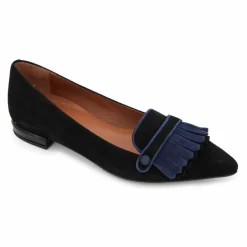 ZUCHINI Mocassins Cuir Femme BLEU FONCE Outlet