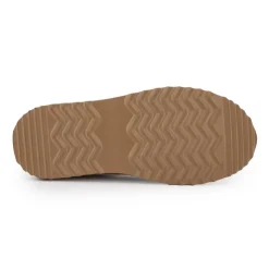 KELARA Mule fourrure bande liseré ethnique Femme MARRON CLAIR Best