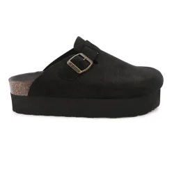 I AM Mule suède plateforme miley Femme NOIR Online