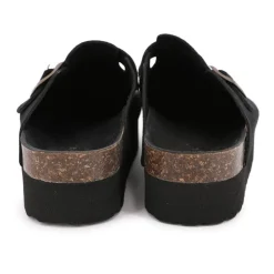 I AM Mule suède plateforme miley Femme NOIR Online