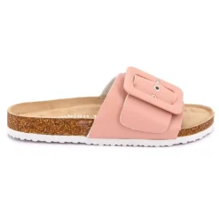 MANOUKIAN Mules à boucle unie Femme ROSE CLAIR Discount