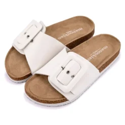 MANOUKIAN Mules à boucle unie Femme BLANC Best