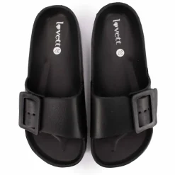 LOVETT Mules avec grande boucle Femme NOIR Discount