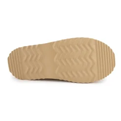 KELARA Mules basses mouton avec broderie Femme BLANC ECRU Clearance