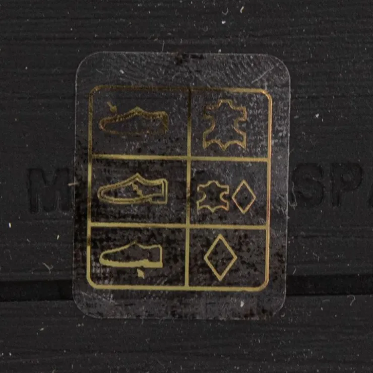 I AM Mules boucle dorée lanières en cuir Femme NOIR Online