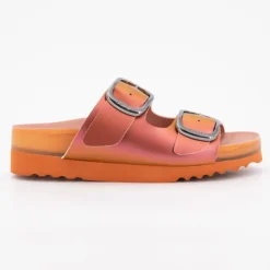 SCHOLL Mules compensées holographique vally Femme ORANGE Sale