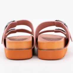 SCHOLL Mules compensées holographique vally Femme ORANGE Sale